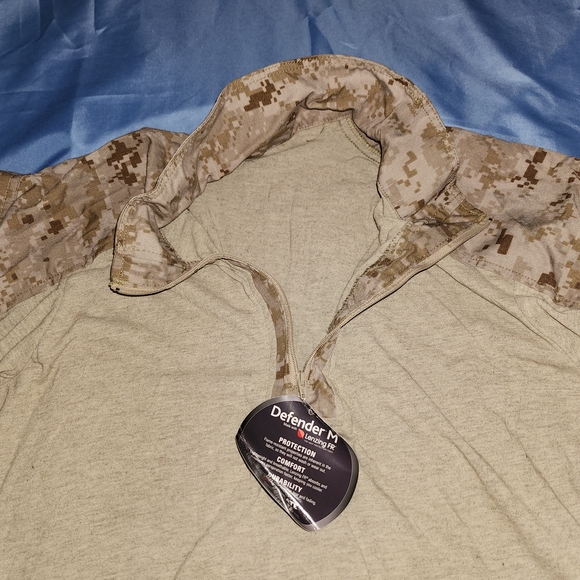 USMC FROG FR COMBAT ENSEMBLE SHIRT DESERT MARPAT BROWN SIZE MEDIUM NWT... - Picture 5 of 13
